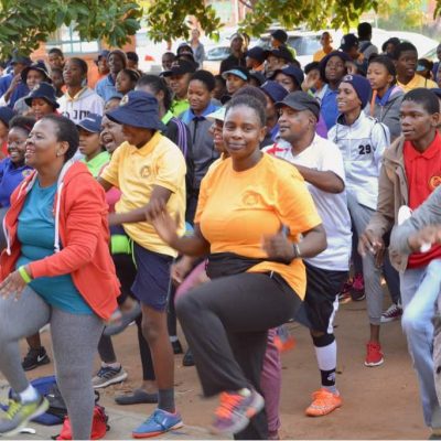 Supporting Gaborone SSS walk - with the First Lady (5)